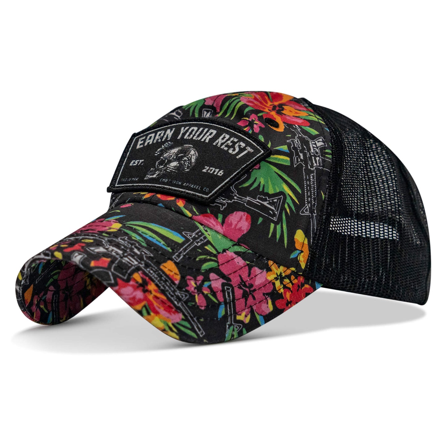 Earn Your Rest Patch Tactical Ripstop Mesh Snapback Hat