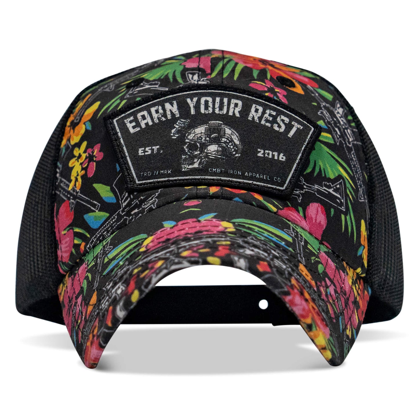 Earn Your Rest Patch Tactical Ripstop Mesh Snapback Hat