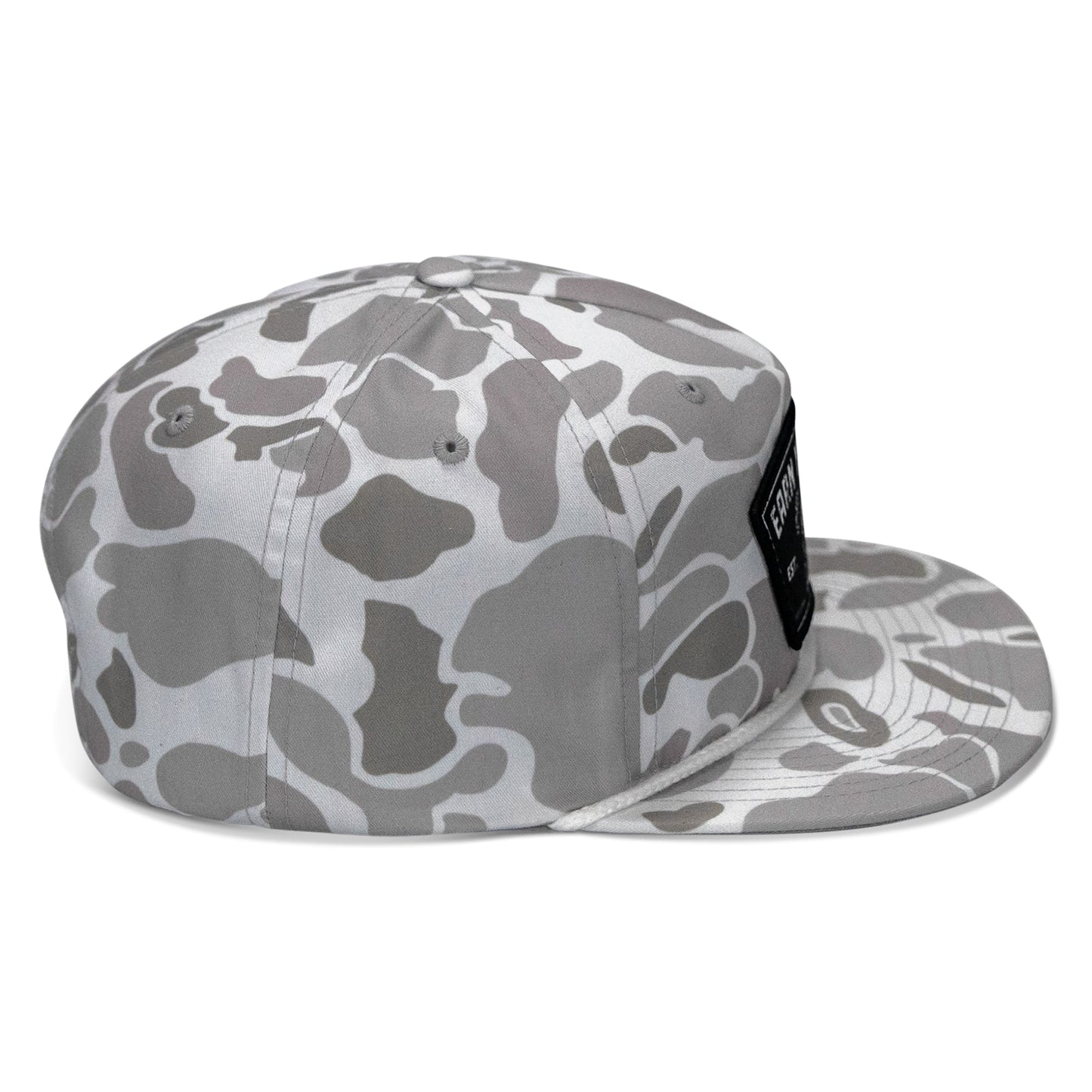 Earn Your Rest Patch Flatbill Hat