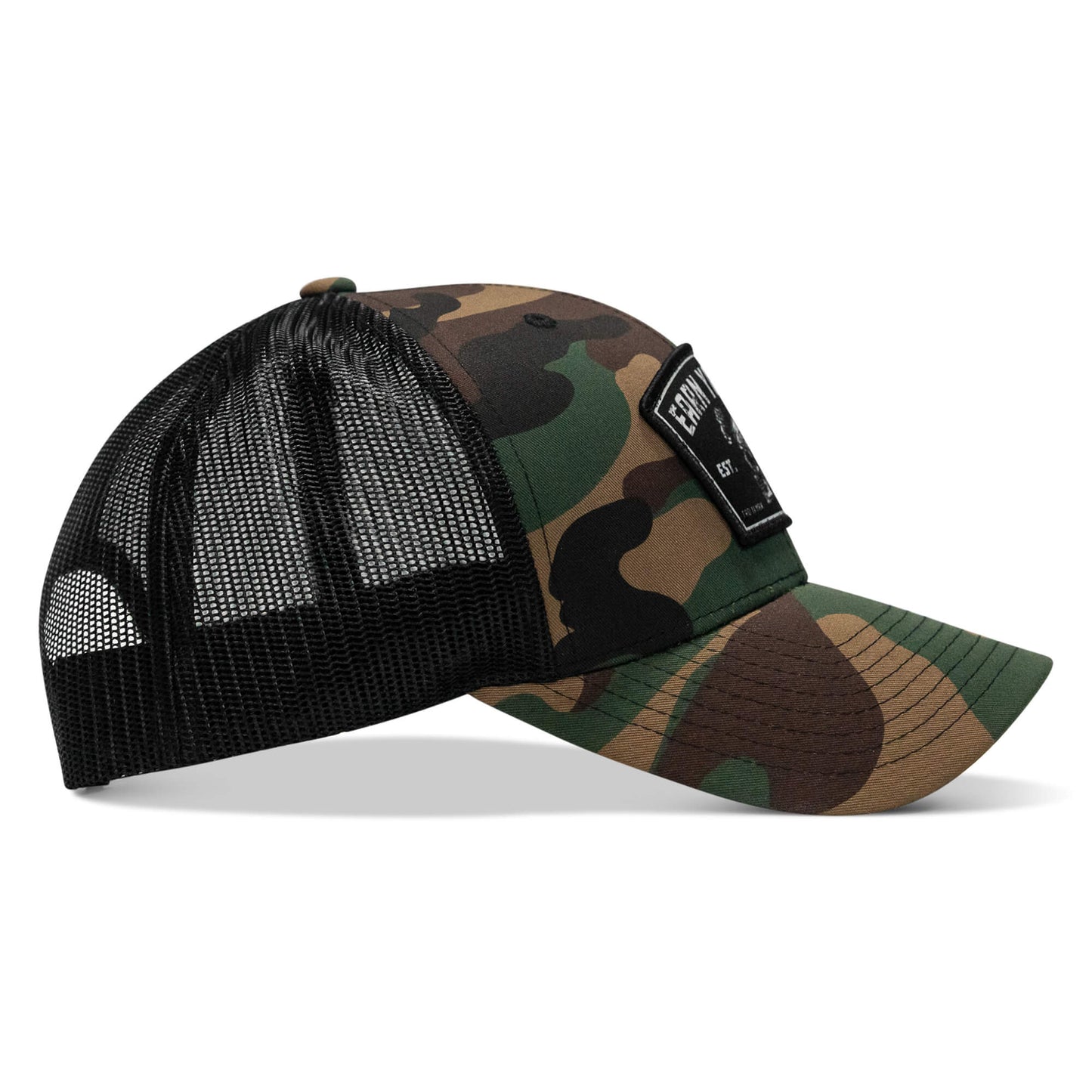 Earn Your Rest Patch Snapback Hat
