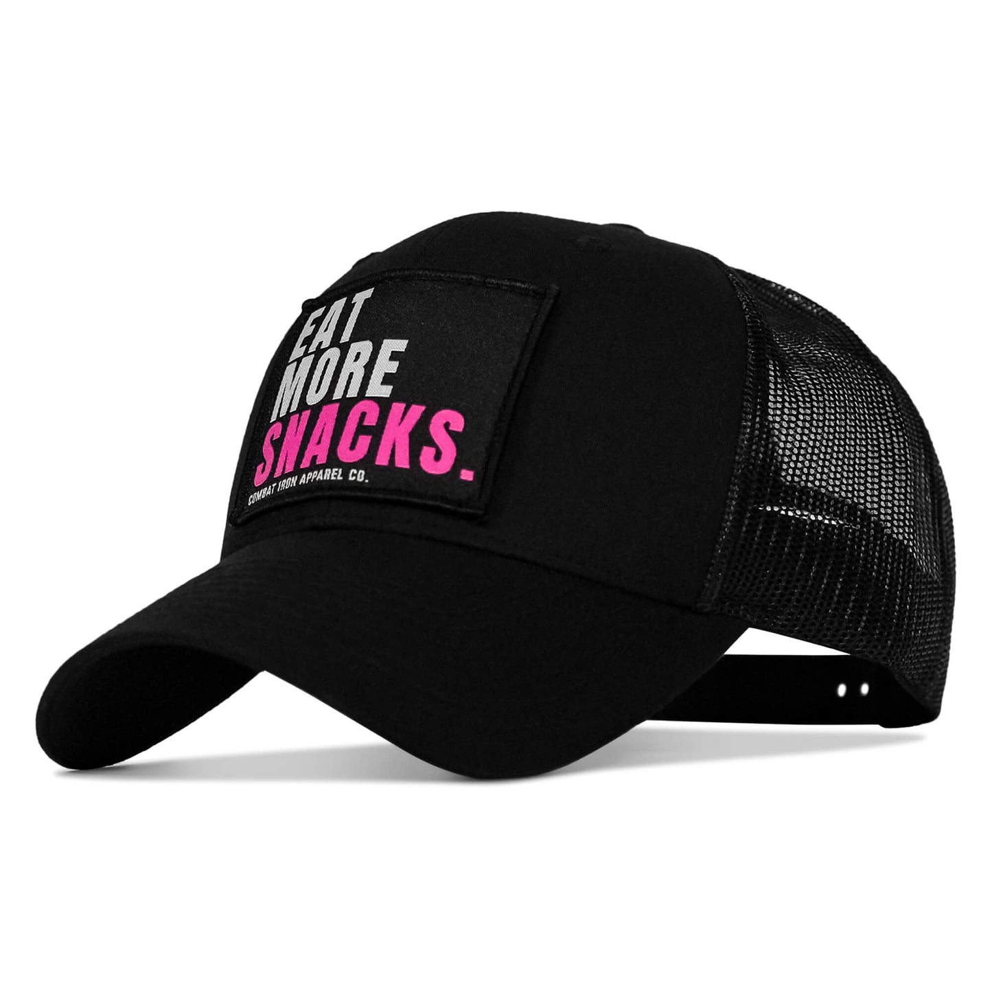 Eat More Snacks Patch Snapback Hat