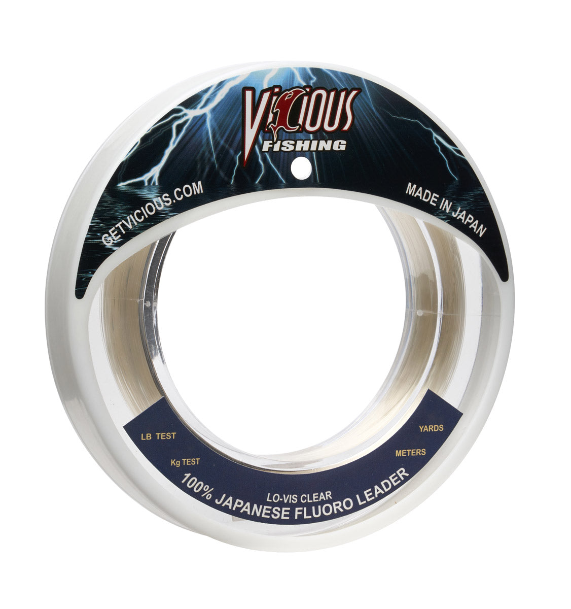Vicious 100% Japanese Fluorocarbon Leader - 20 Lb Test