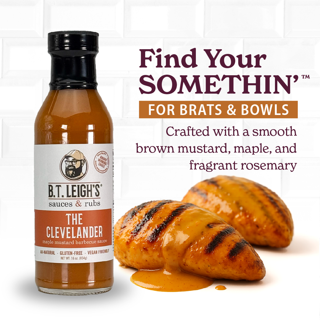 The Clevelander - Mustard Maple Rosemary Barbecue Sauce
