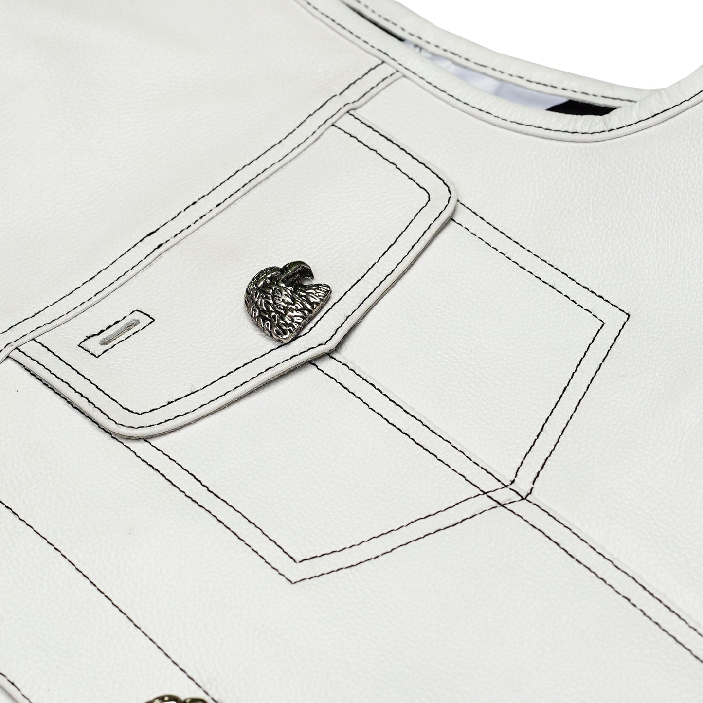 Glory Ride Lowcut Mens Motorcycle Leather Vest