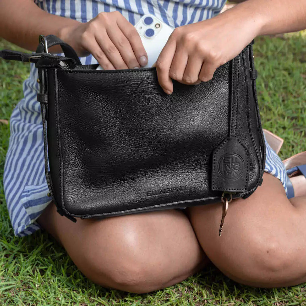 Ellington Leather Crossbody Purse