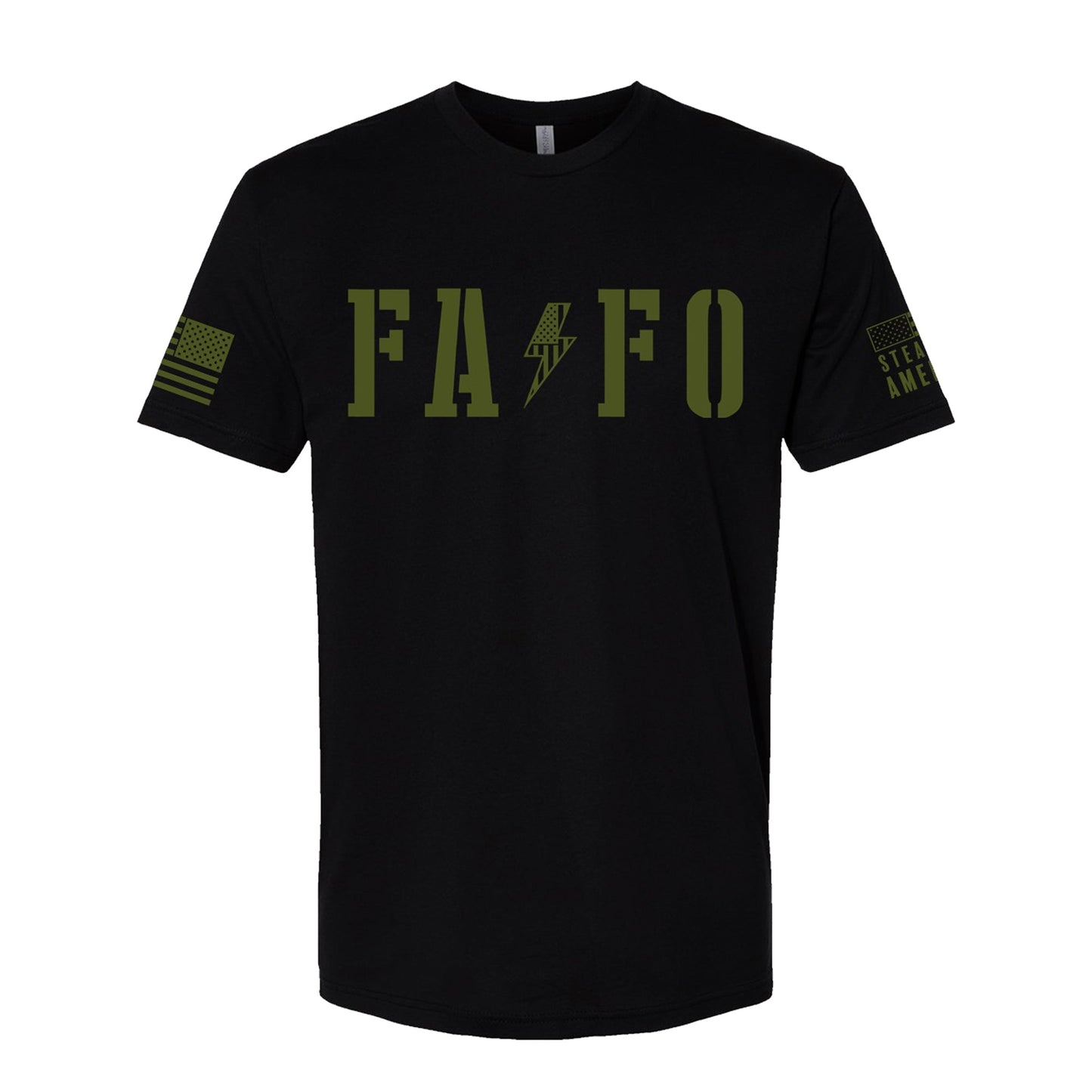 FAFO Shirt – Bold Patriotic Tee (Black)