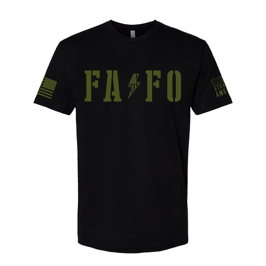 FAFO Shirt – Bold Patriotic Tee (Black)