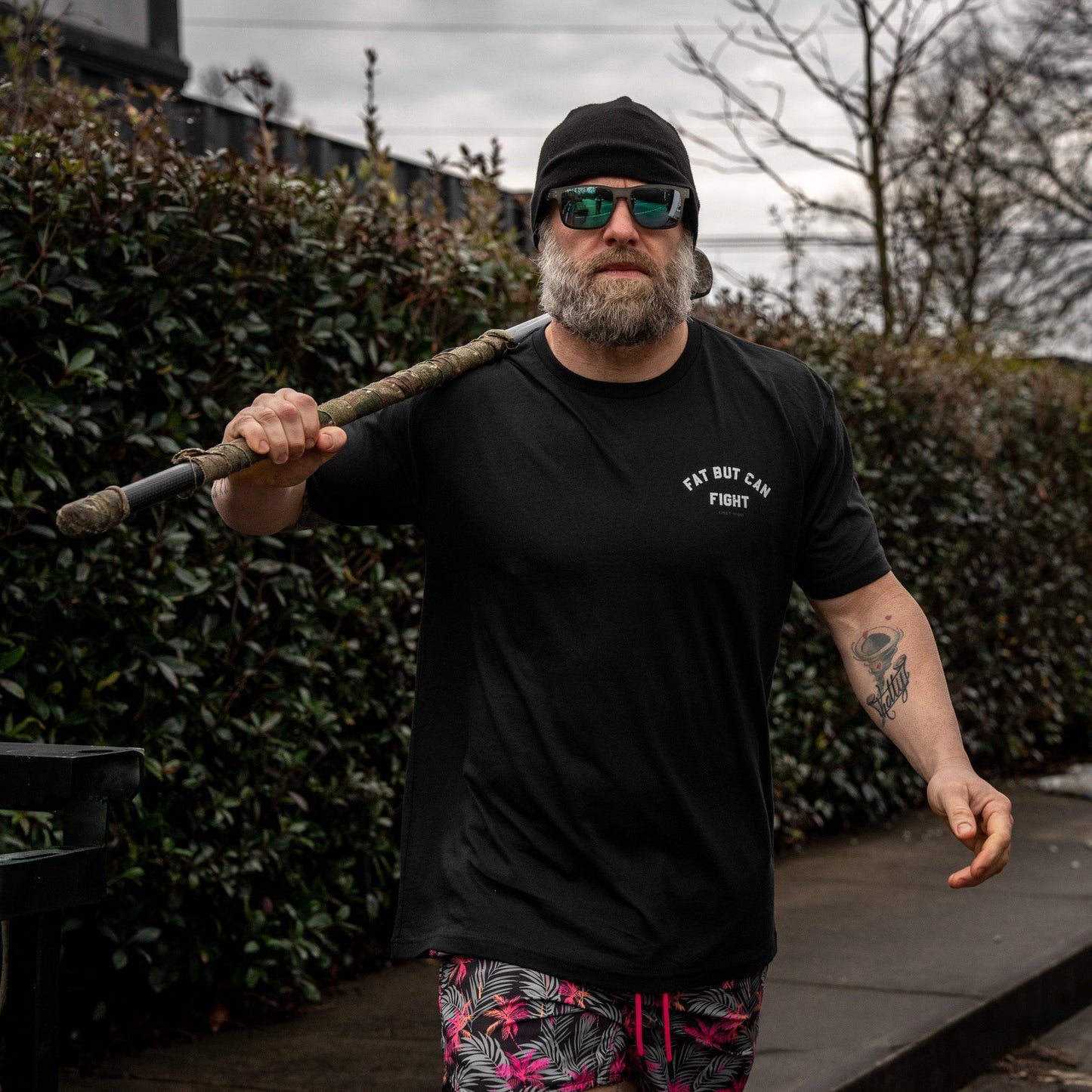 Fat But Can Fight Men's T-Shirt