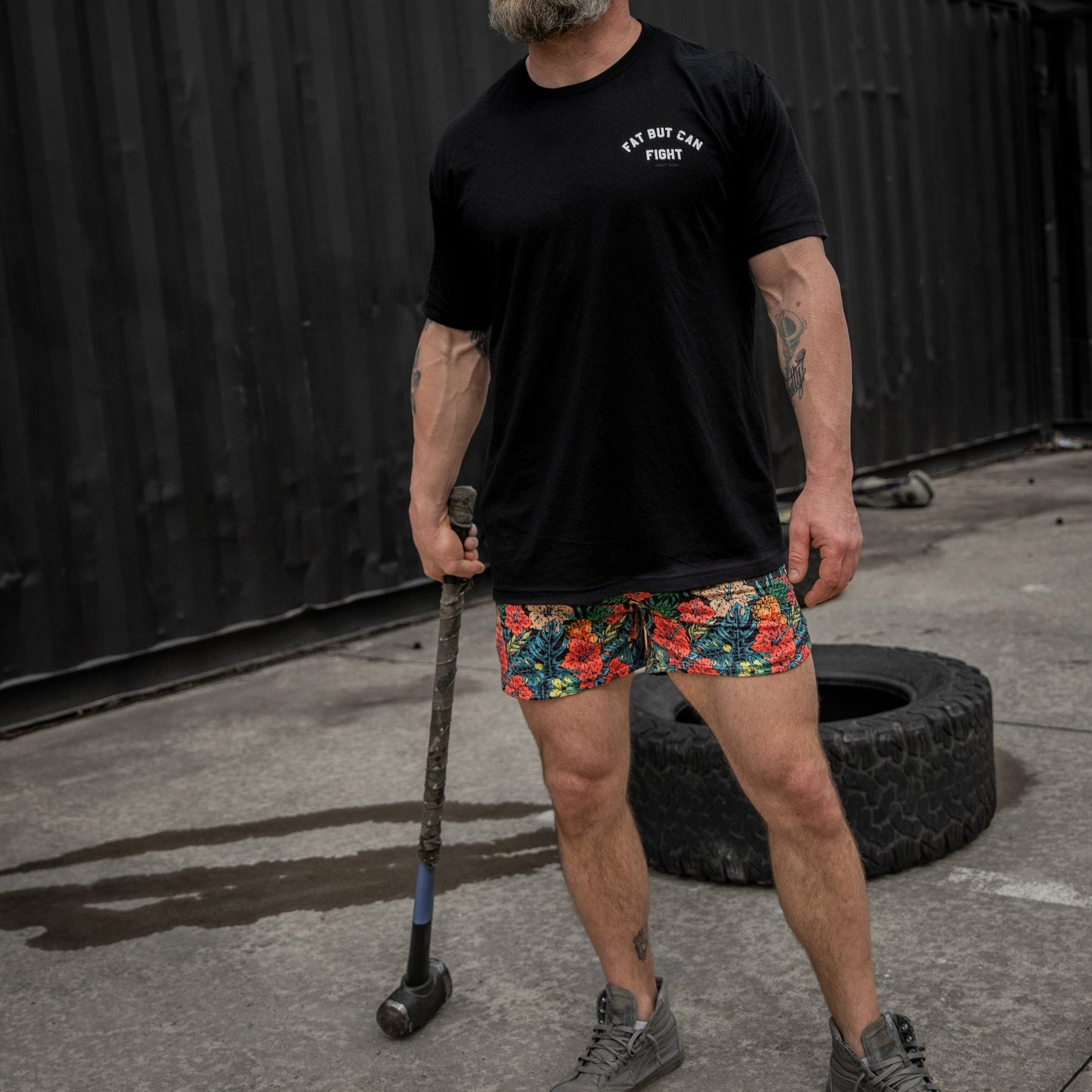 Fat But Can Fight Men's T-Shirt