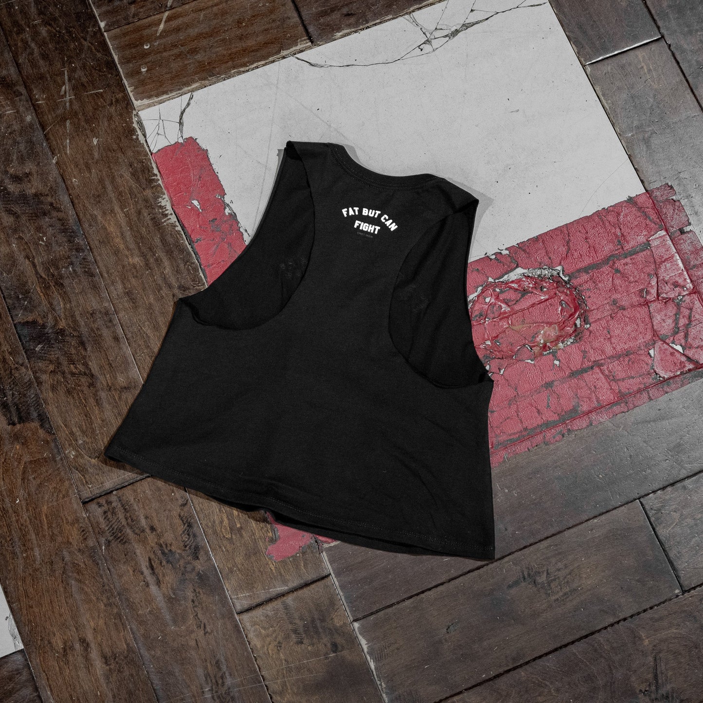 Fat But Can Fight Women's Tank Crop Top