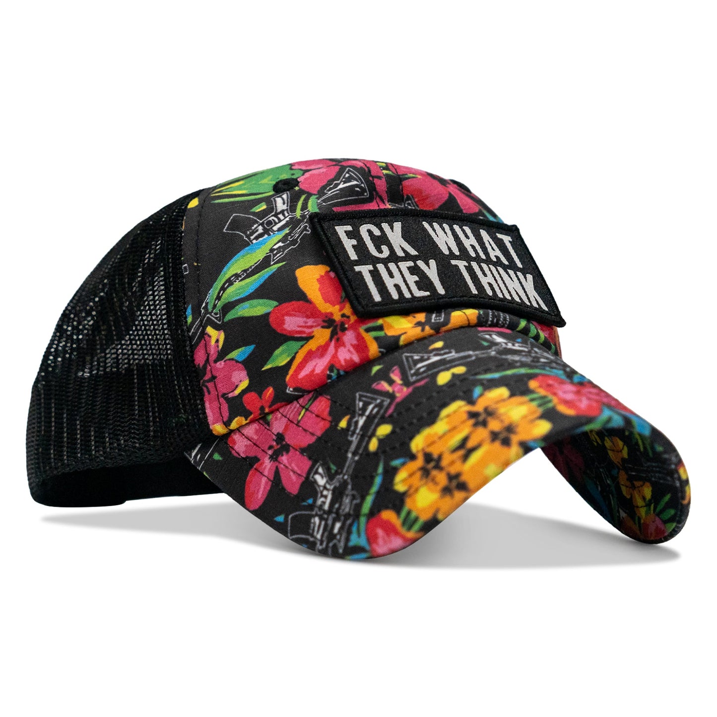 Fck What They Think Patch Tactical Ripstop Mesh Snapback Hat