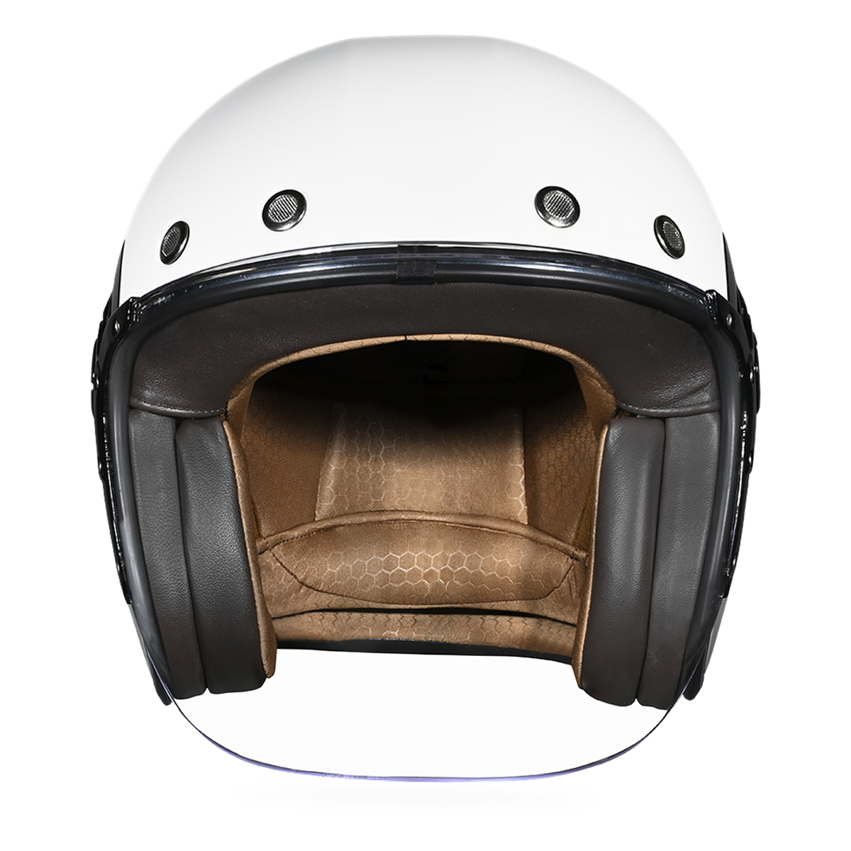 D.O.T. & ECE Daytona Retro Jet- Hi-Gloss White