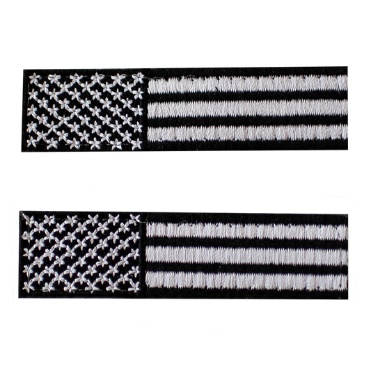 Floperator Embroidered Subdued U.S. Flag Patch Set