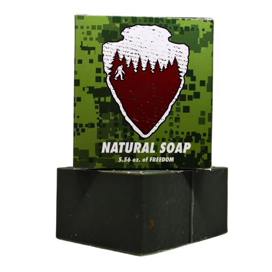 Pine Tar Natural Soap - Smoky and Citrus
