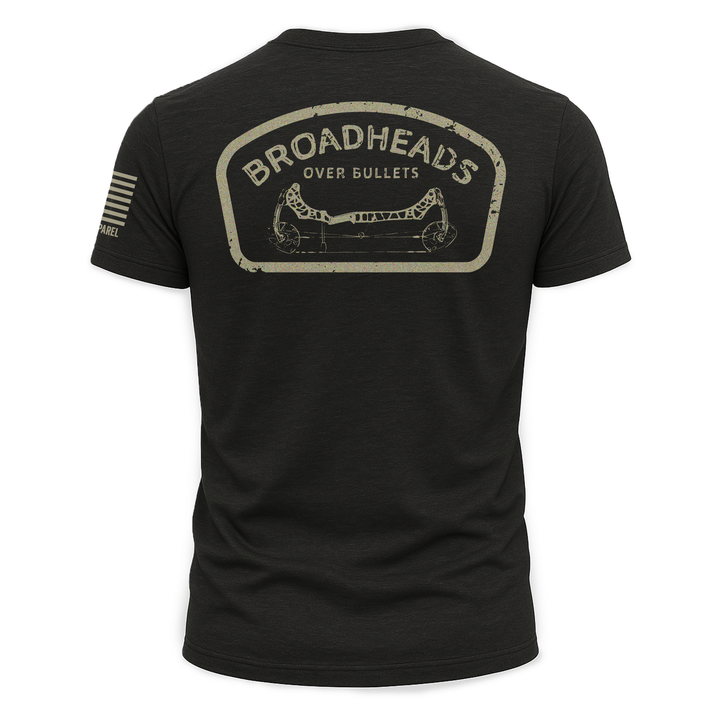 "Broadheads Over Bullets" Tee - Black