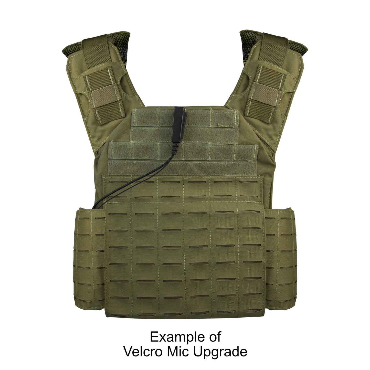 Patrol Mic & Invisible Series Tubeless Earpiece Complete Tactical Kit w/ Quick Disconnect (Hirose) - EF Johnson All 51, 5000, 5100, 7700, 8100 Series, Ascend, Kenwood VP400, VP600, VP900 & More