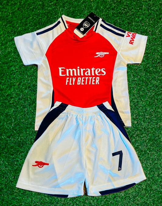 Buyako Saka Arsenal Kids Soccer Jersey Home Kids Youth & Toddler Jersey Kit