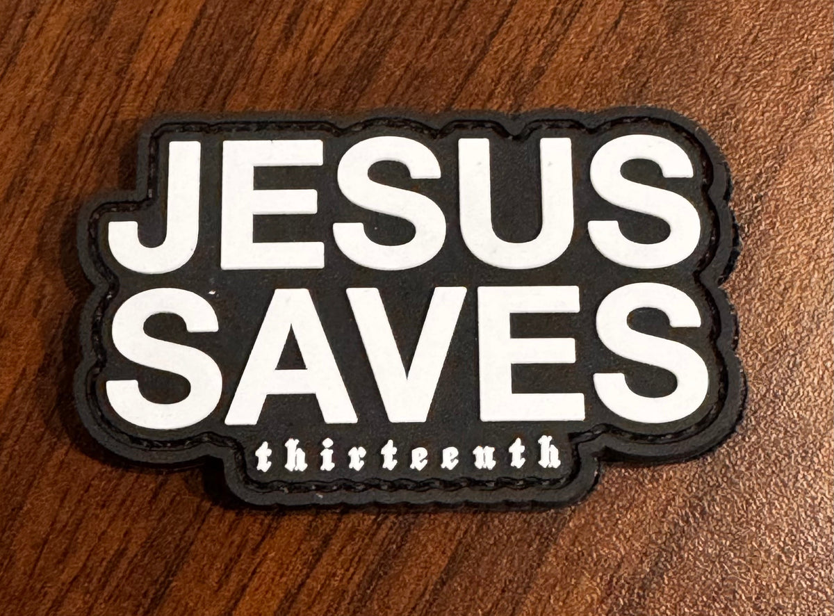 Jesus Saves PVC Patch