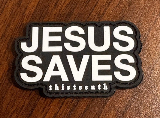 Jesus Saves PVC Patch