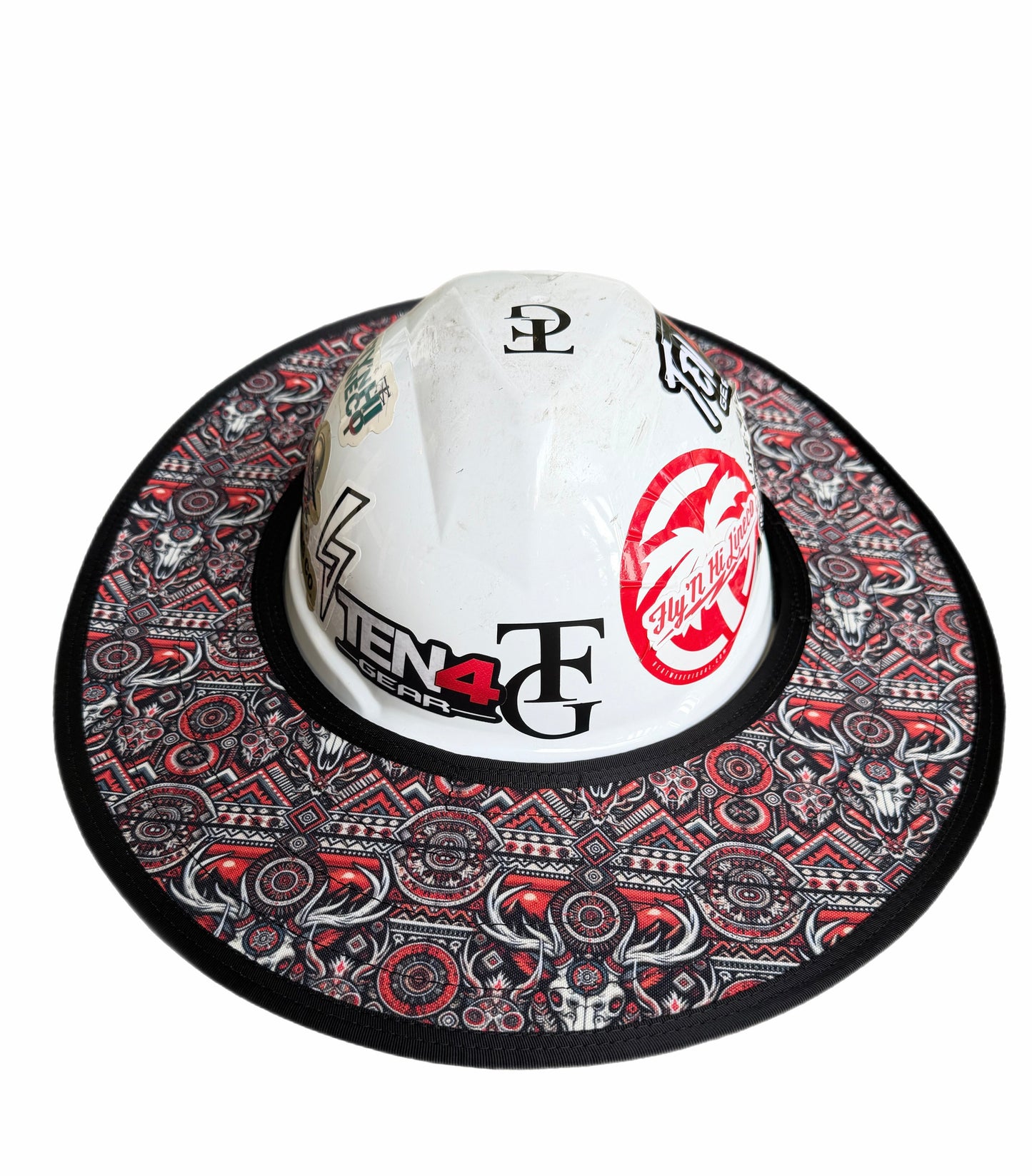 The Cowboy Hard Hat Sun Shade Visor – Water-Resistant Worksite Visor for Full Brim & Kask Hard Hats