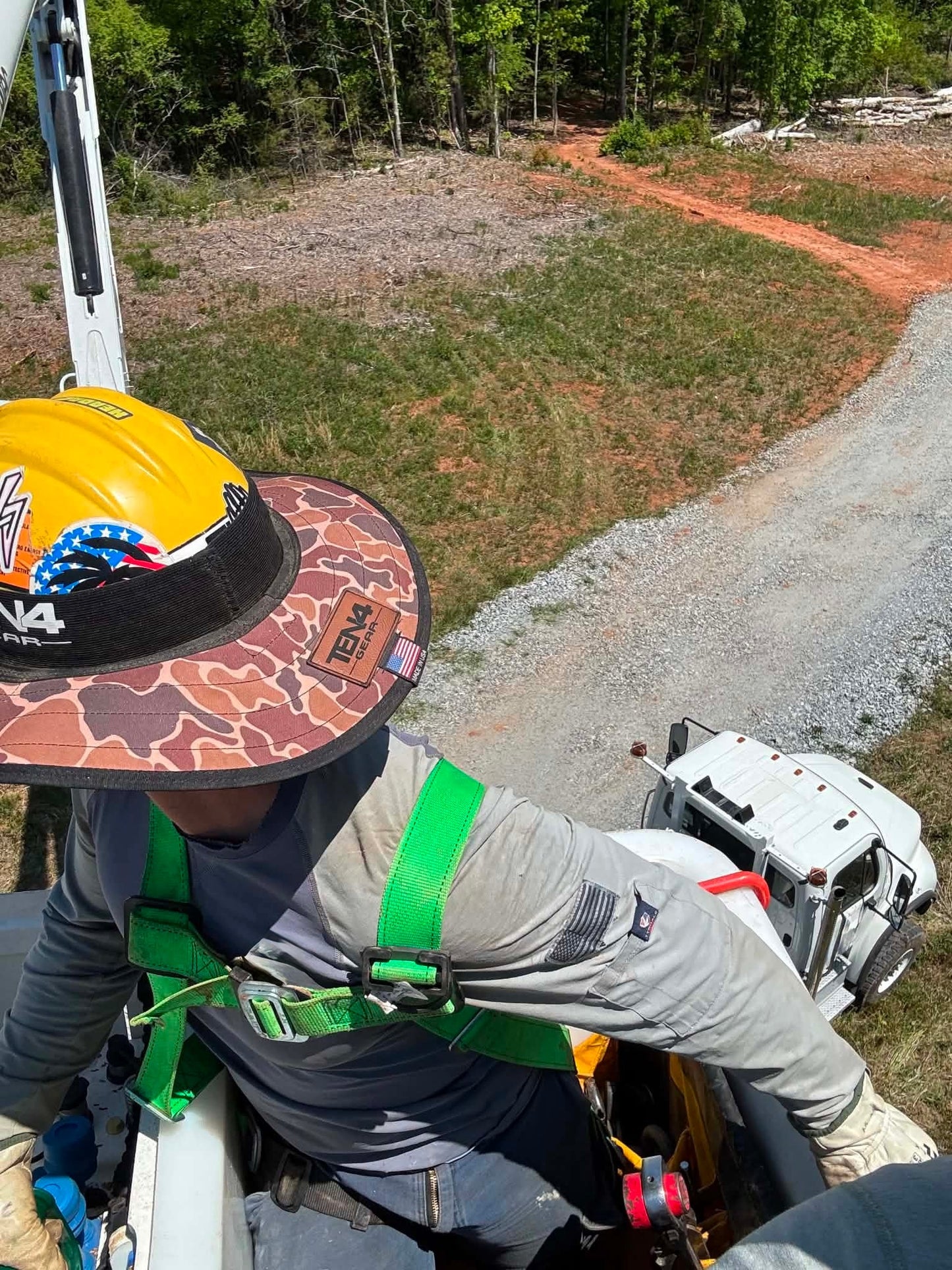 Duck Camo - Hard Hat Sun Shade Visor