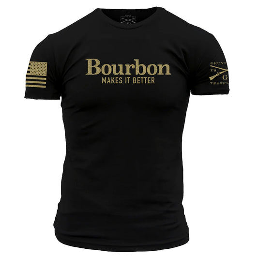 Grunt Style - Men's Bourbon Makes It Better Shirt