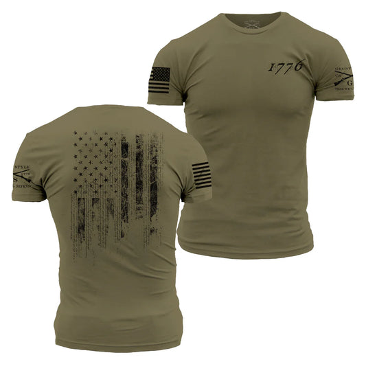 Grunt Style - 1776 Flag - Military Green