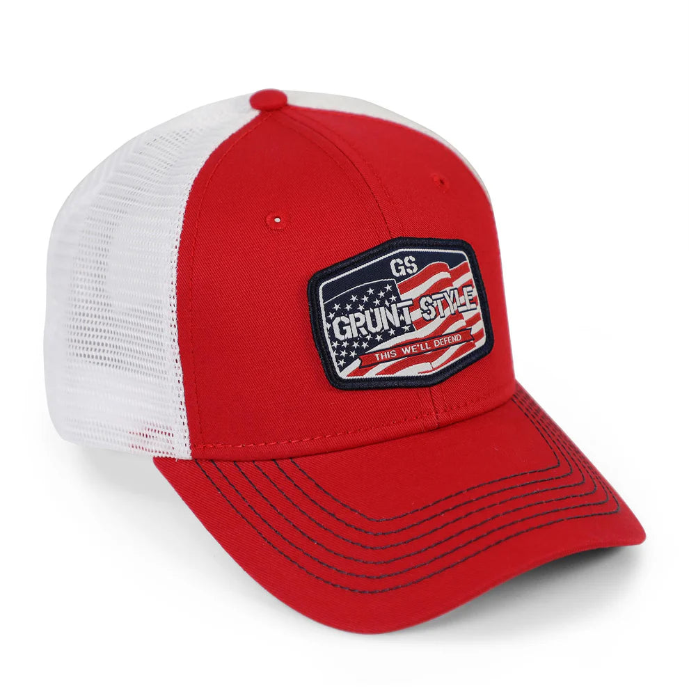 Grunt Style - Old Glory Patch Hat - Red