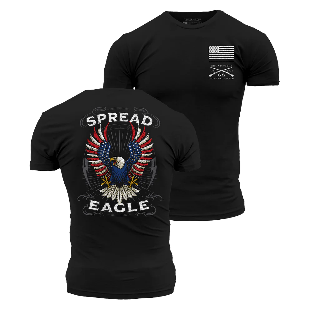 Spread Eagle T-Shirt - Black