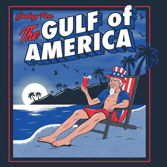 Grunt Style - Greetings From The Gulf Of America T-Shirt - Midnight Navy
