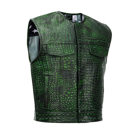 Venom Bite Men’s Leather Vest