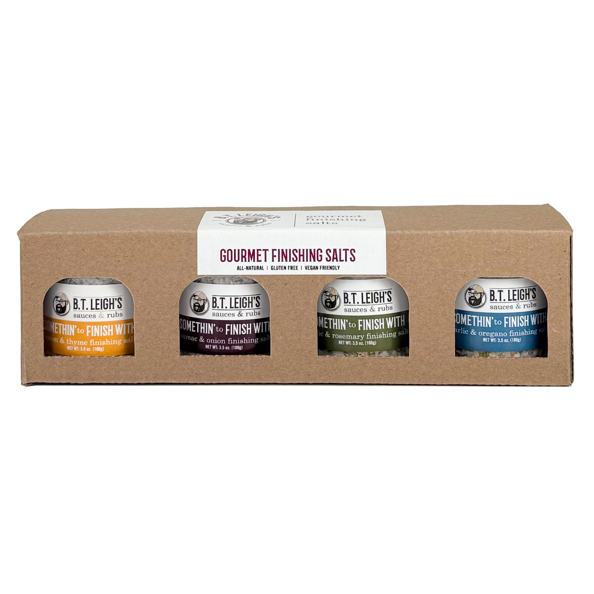 Somethin' to Finish With Gift Box - Gourmet Finishing Salts
