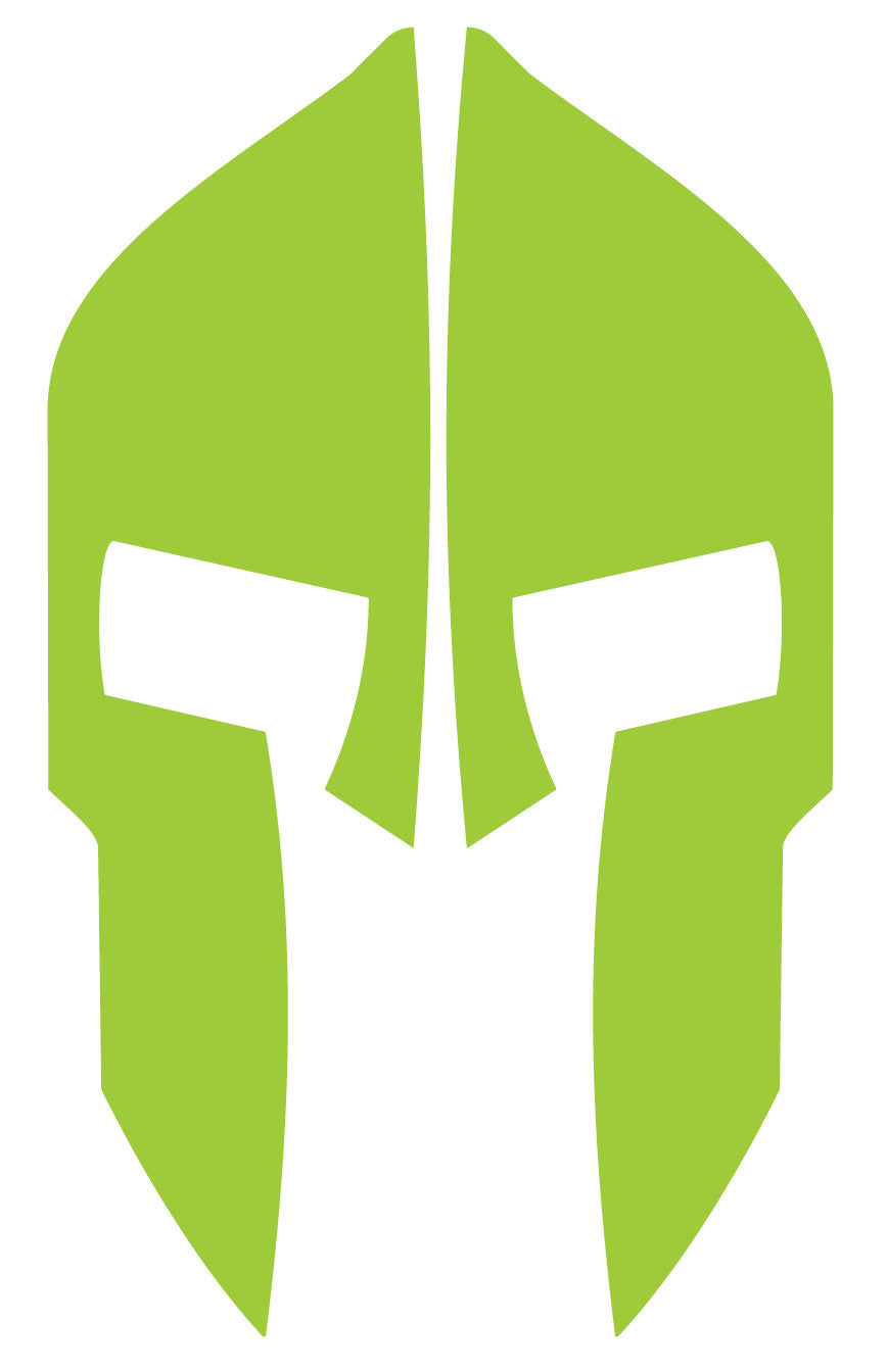SPARTAN REAR HELMET REFLECTIVE HELMET DECAL