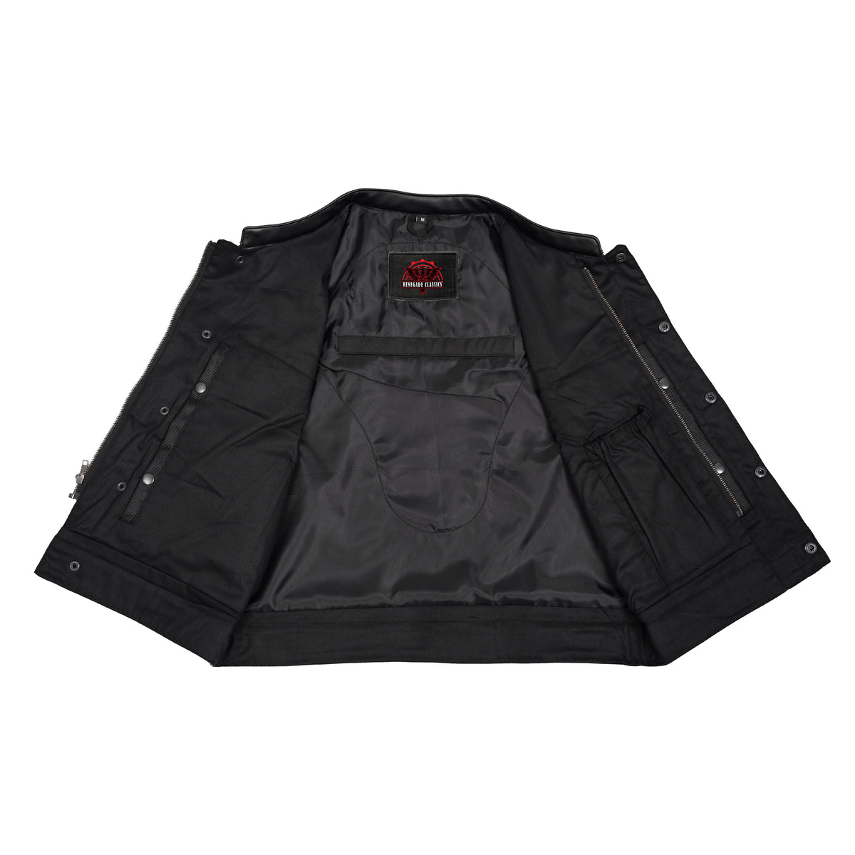 Grimedge Mens Textile Motorcycle Vest