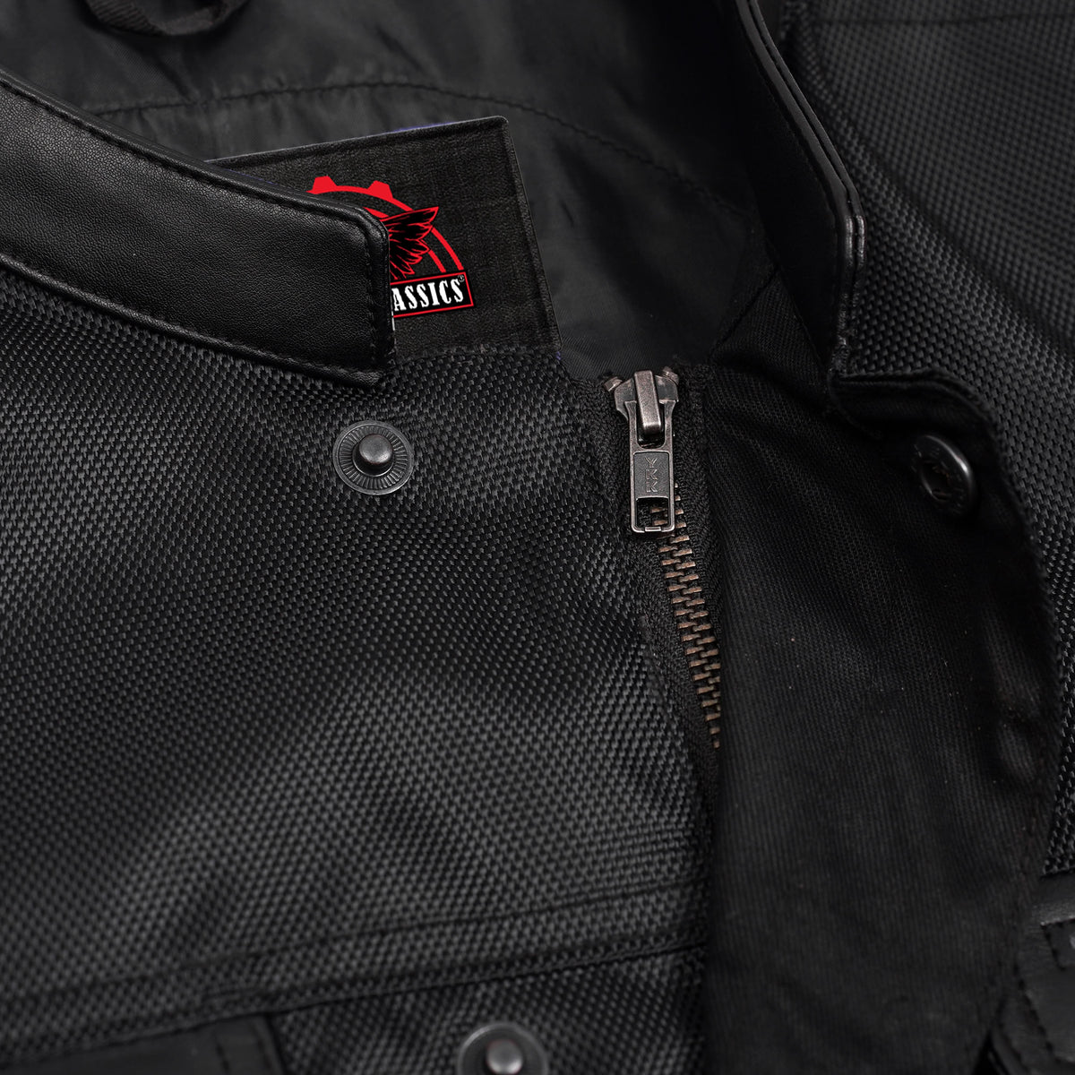 Grimedge Mens Textile Motorcycle Vest