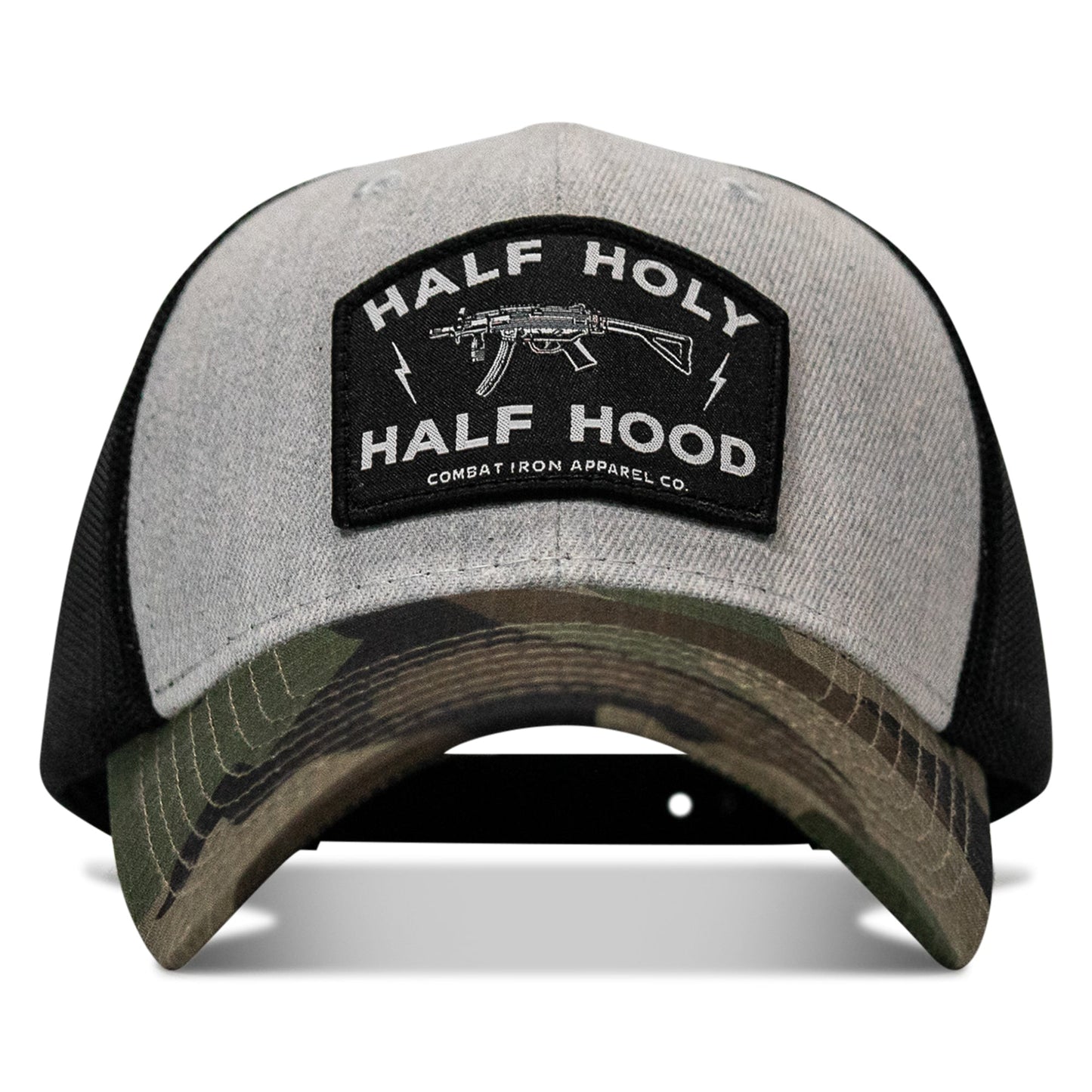 Half Holy. Half Hood Patch Original Ripstop Snapback Hat