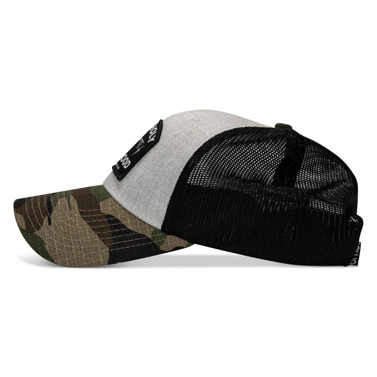 Half Holy. Half Hood Patch Original Ripstop Snapback Hat