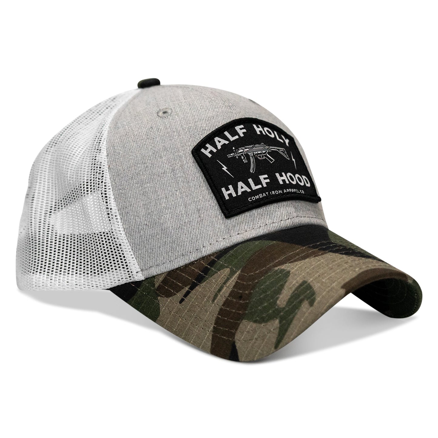 Half Holy. Half Hood Patch Original Ripstop Snapback Hat