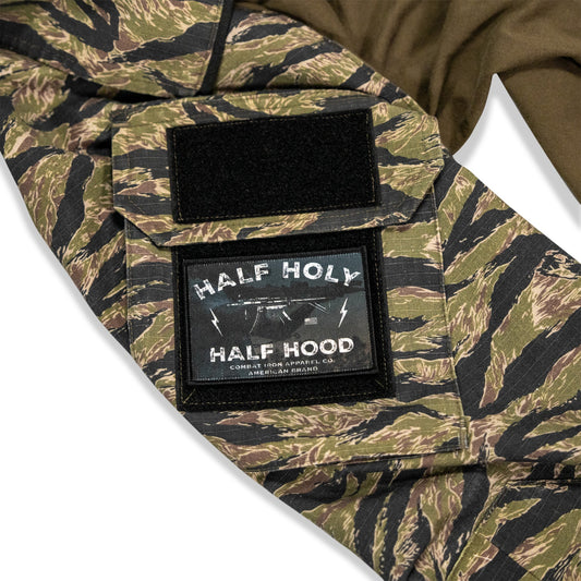 Half Holy Half Hood Velcro Patch