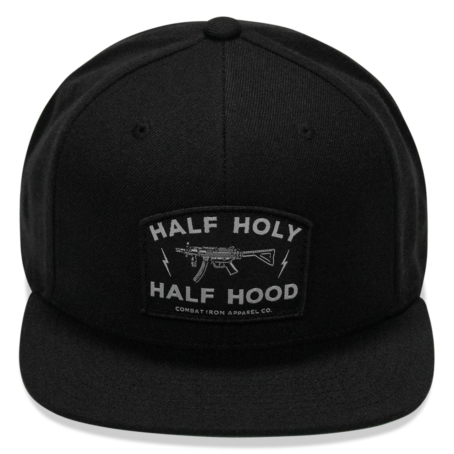 Half Holy. Half Hood. Flatbill Hat