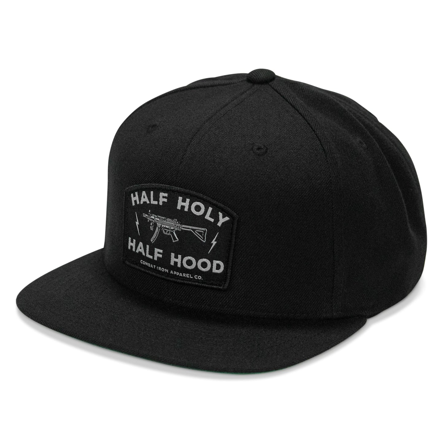 Half Holy. Half Hood. Flatbill Hat
