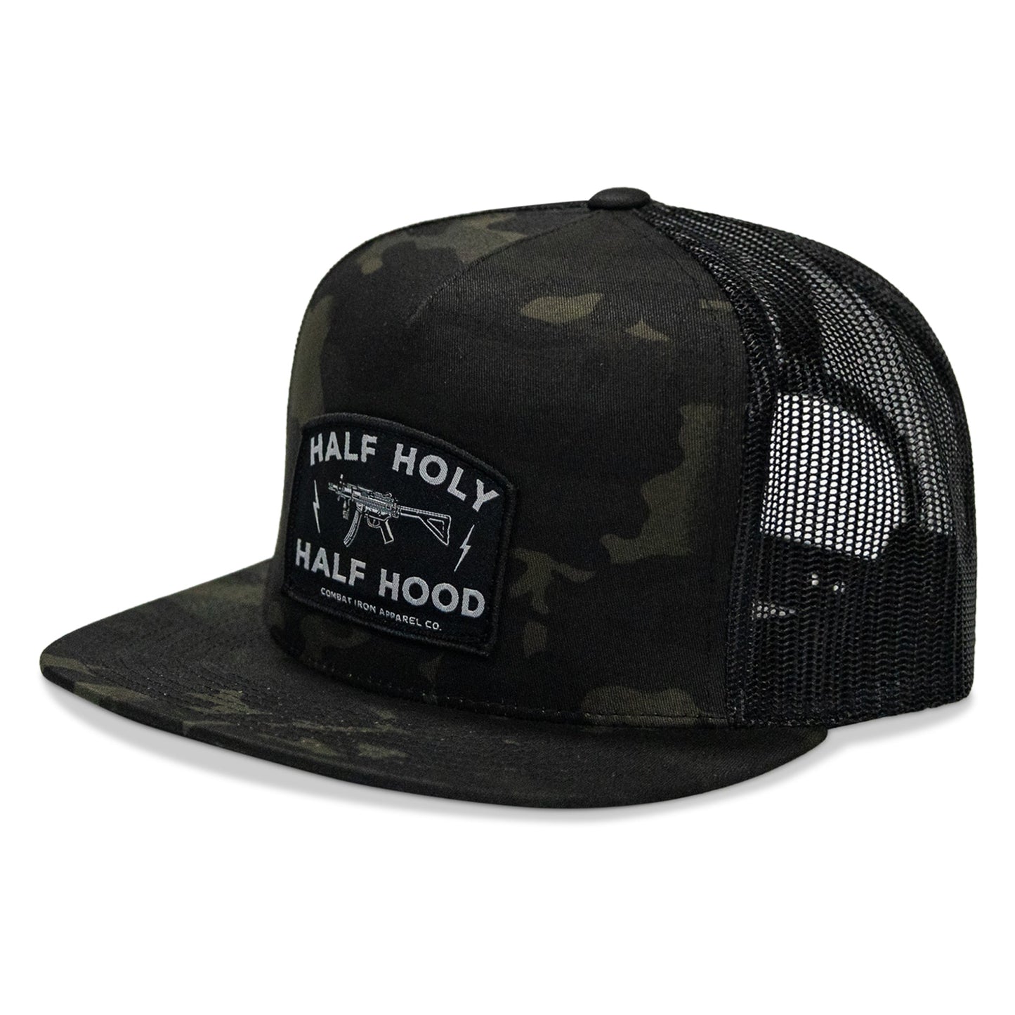 Half Holy. Half Hood. Flatbill Hat