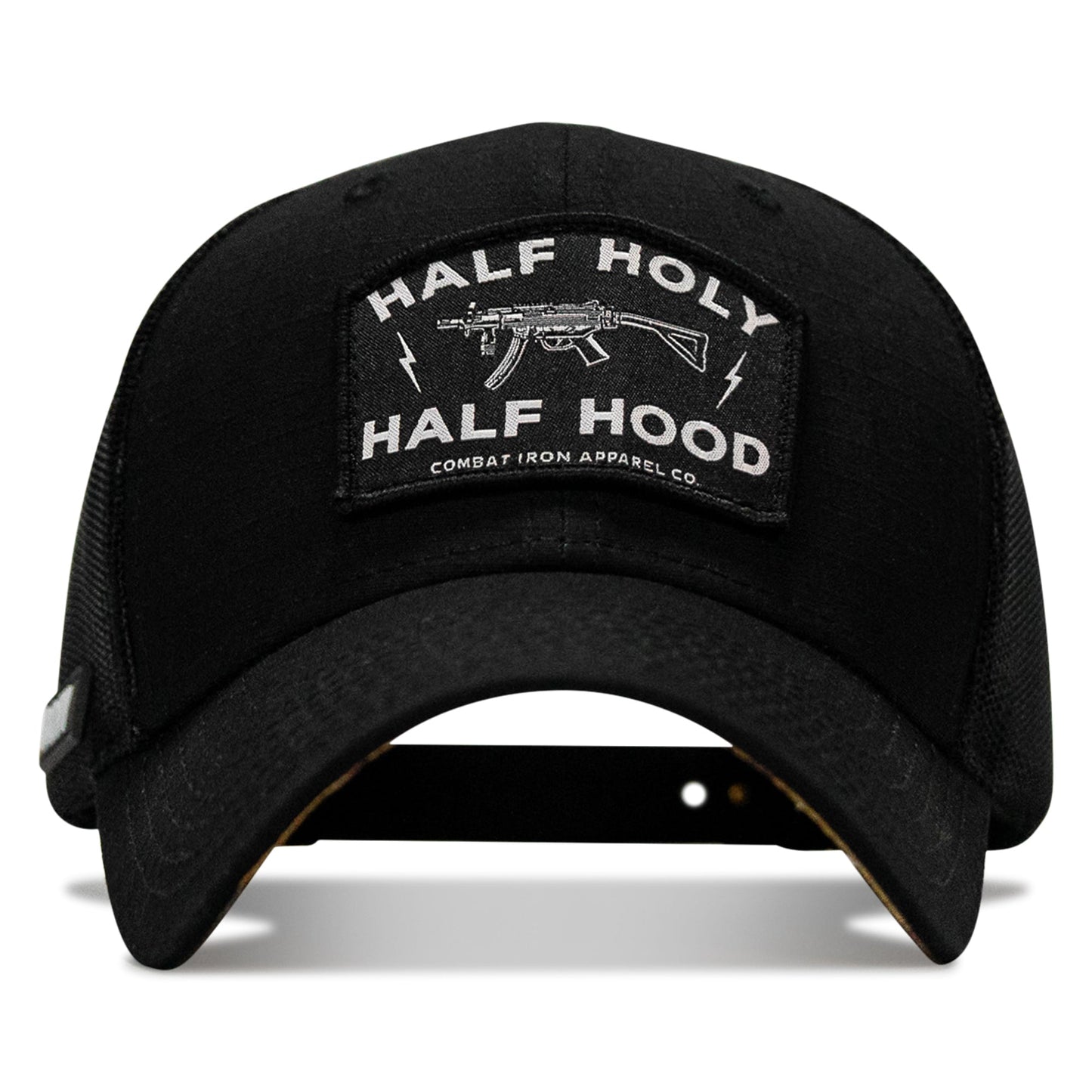Half Holy. Half Hood Patch Original Ripstop Snapback Hat