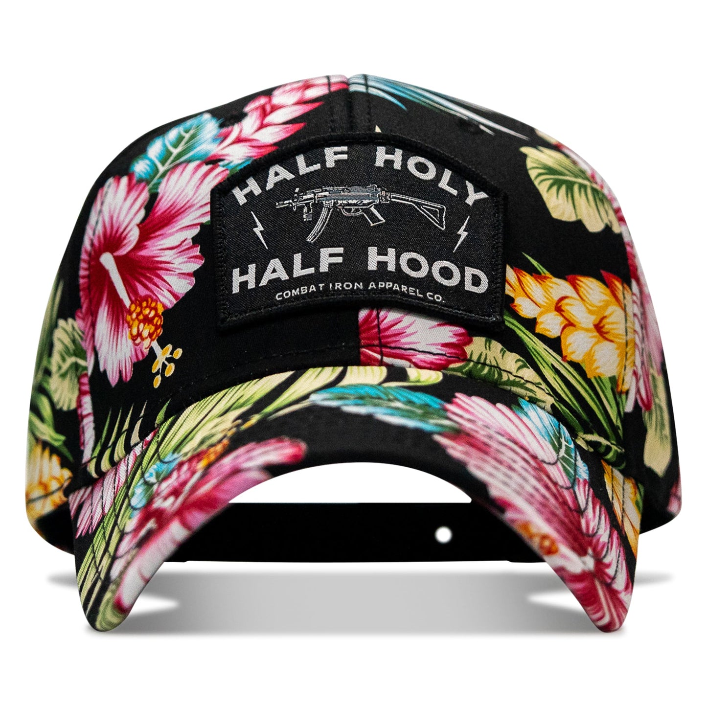Half Holy. Half Hood. Patch Snapback Hat