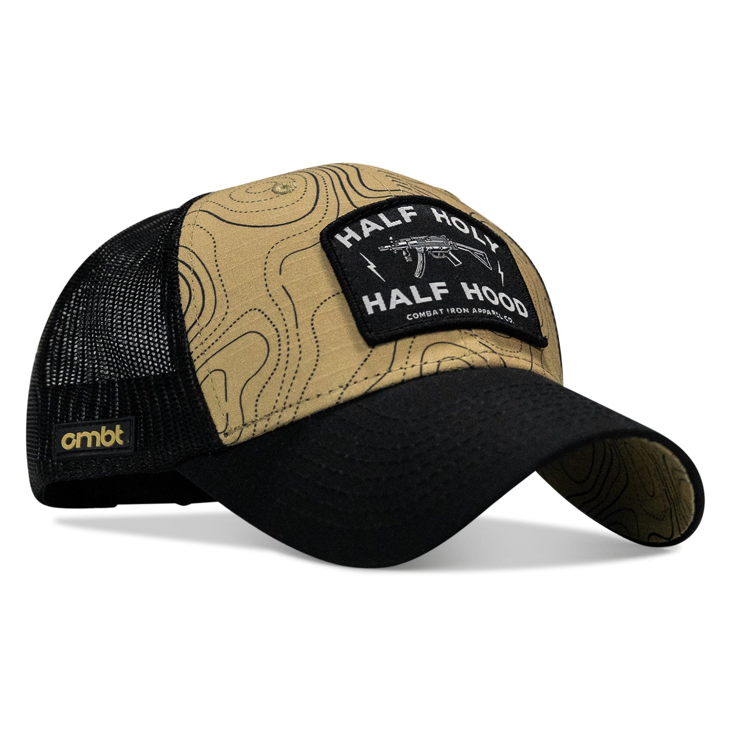 Half Holy. Half Hood Patch Original Ripstop Snapback Hat
