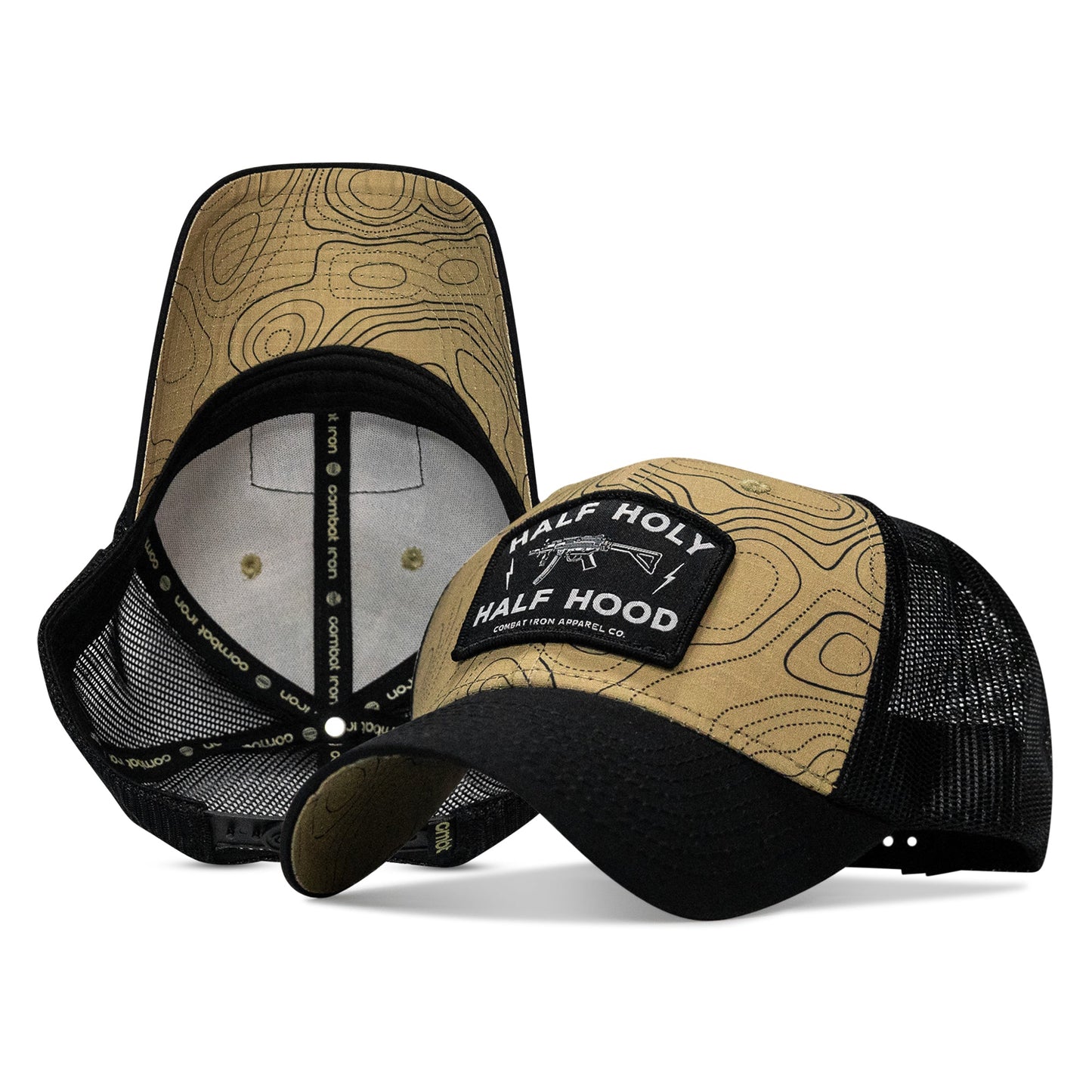 Half Holy. Half Hood Patch Original Ripstop Snapback Hat