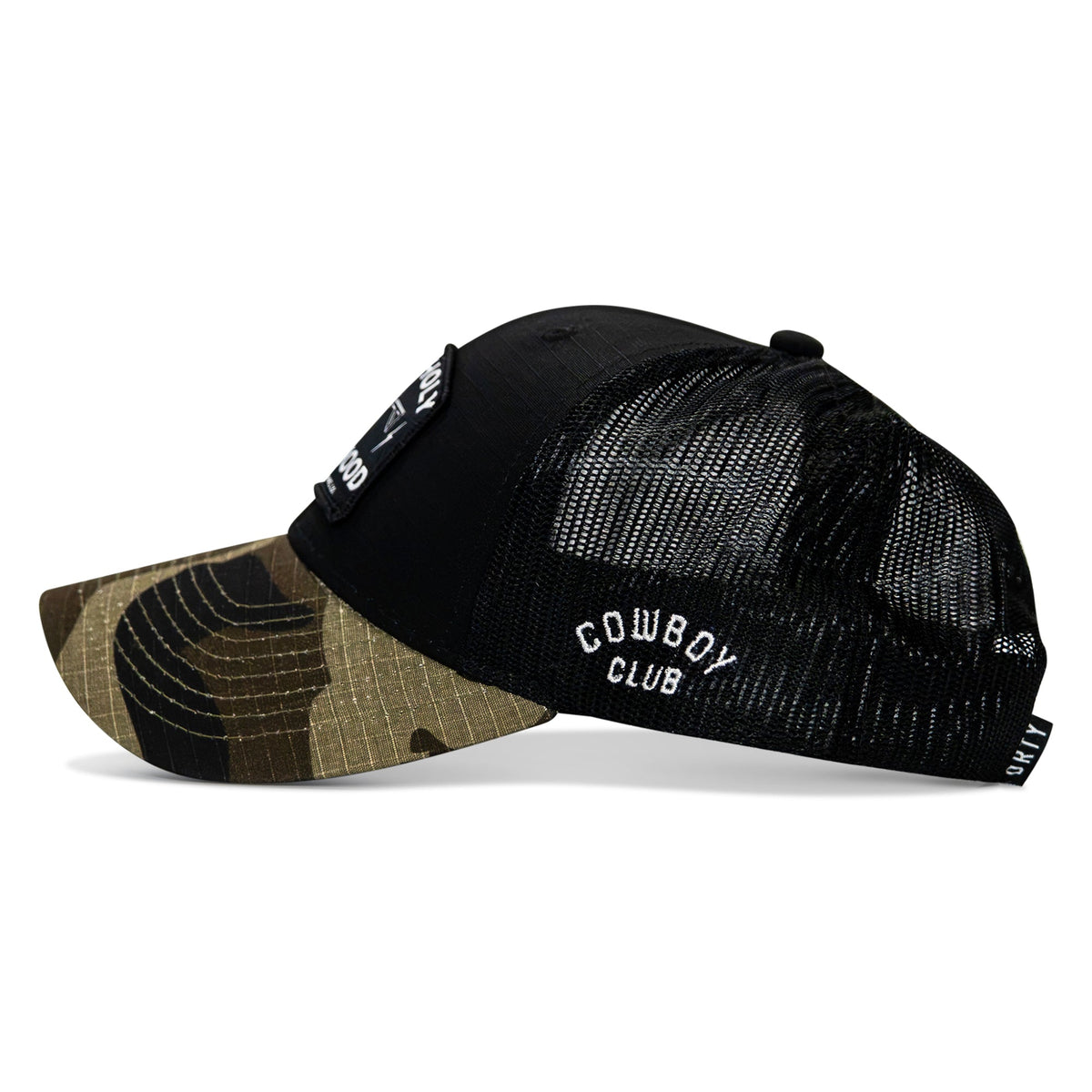 Half Holy. Half Hood Patch Original Ripstop Snapback Hat