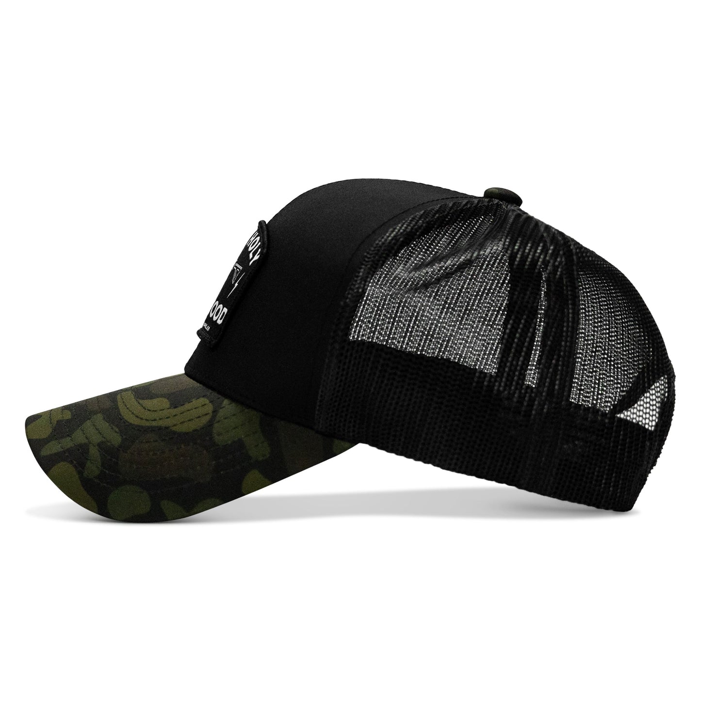 Half Holy. Half Hood. Patch Snapback Hat