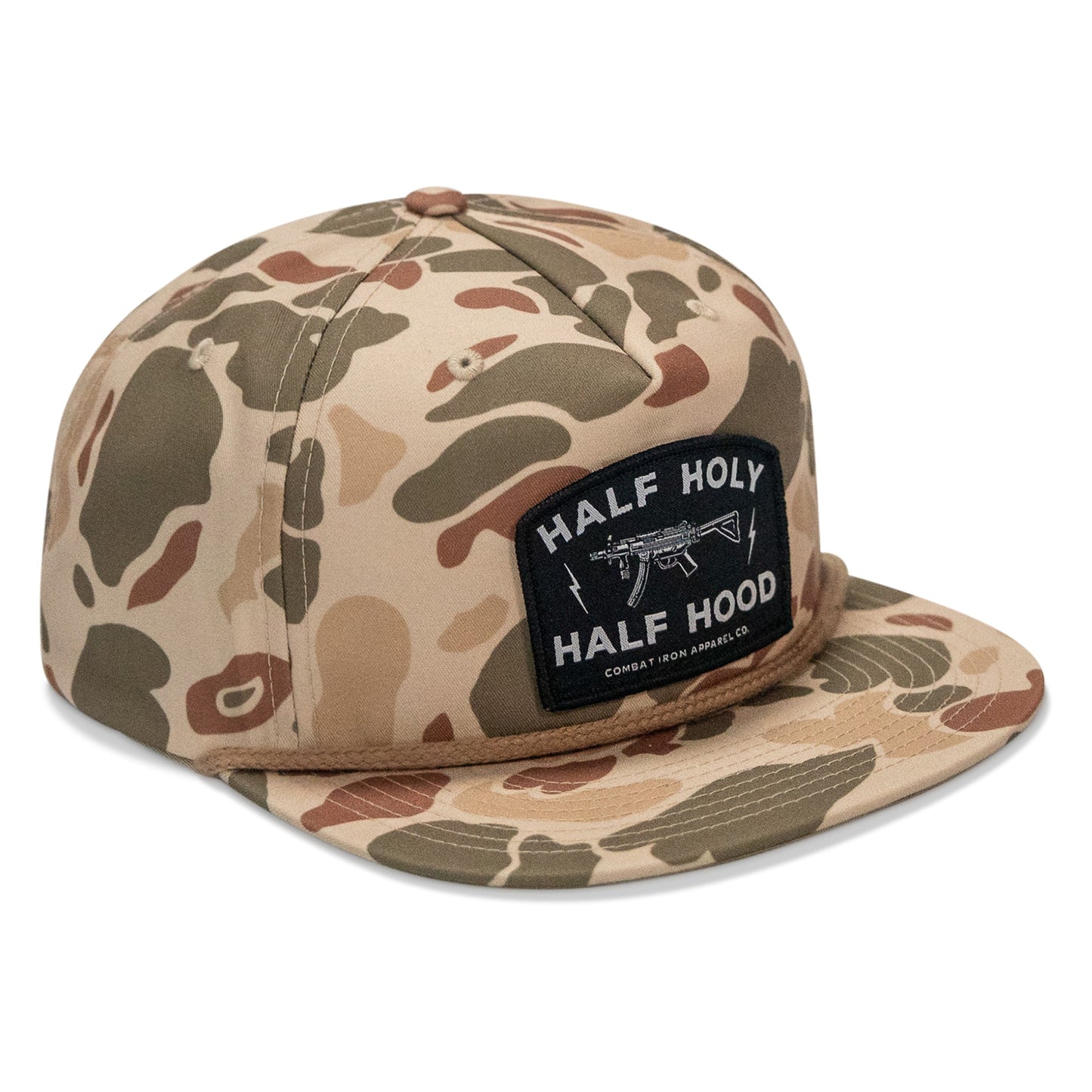 Half Holy. Half Hood. Flatbill Hat
