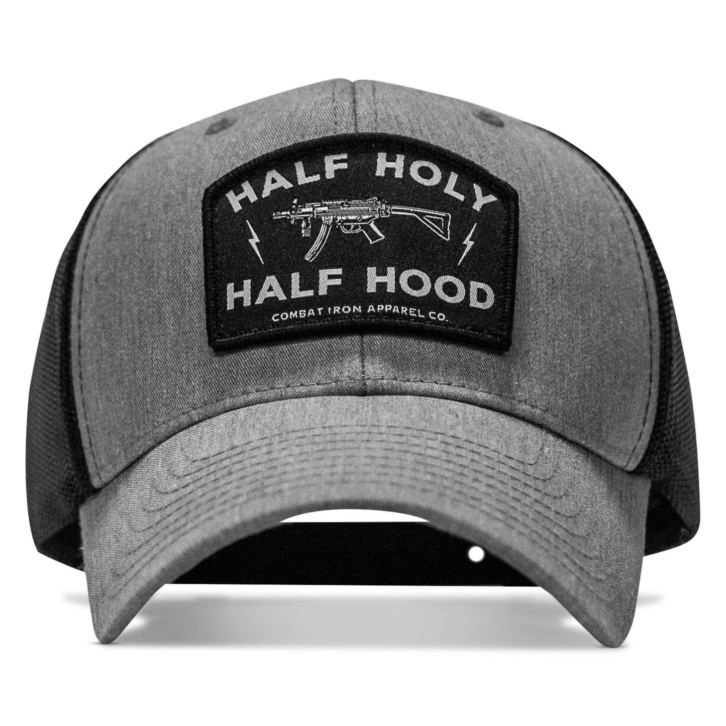 Half Holy. Half Hood. Patch Snapback Hat